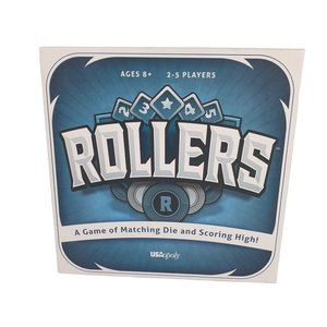 Rollers Dice Board Game Family Night Complete USAopoly 2 to 5 Players